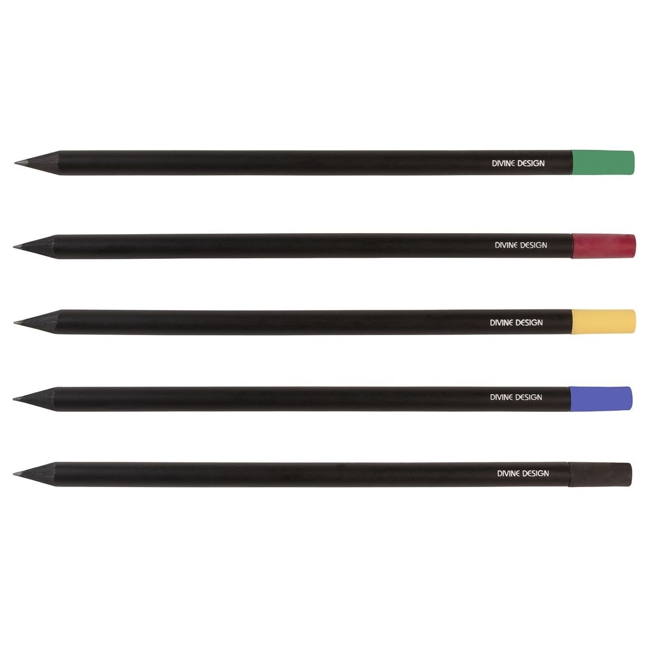 Divine Design - Lápiz con goma - Varios colores