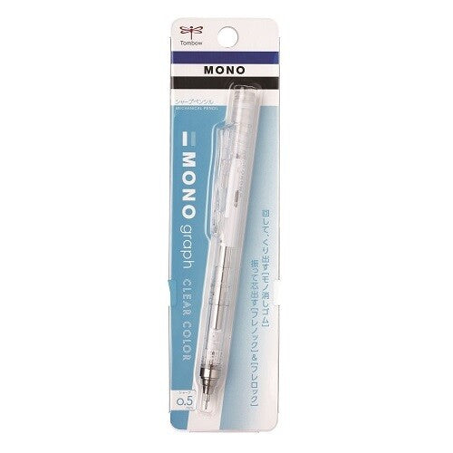 Tombow - Portaminas 0.5 - MonoGraph Clear - White