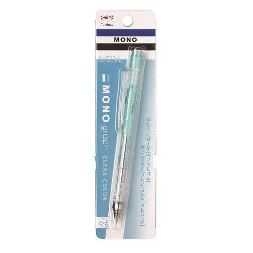Tombow - Portaminas 0.5 - MonoGraph Clear - Mint