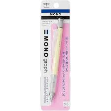 Tombow - Portaminas 0.5 - MonoGraph - Cream Yellow