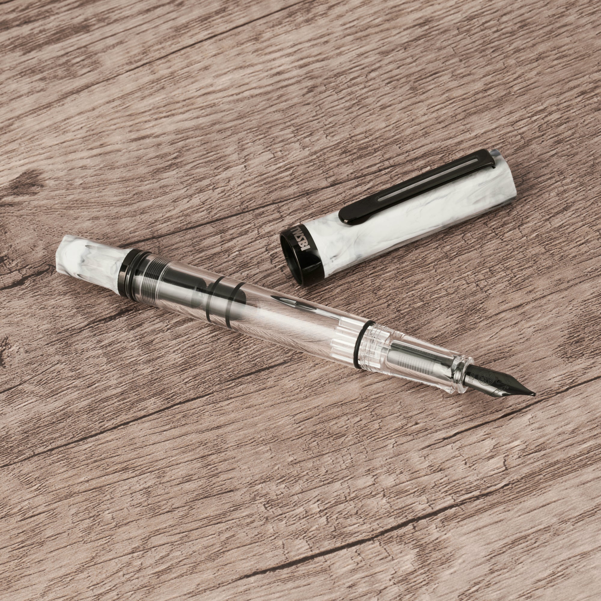 TWSBI - Pluma Estilográfica ECO - Carrara with Onyx