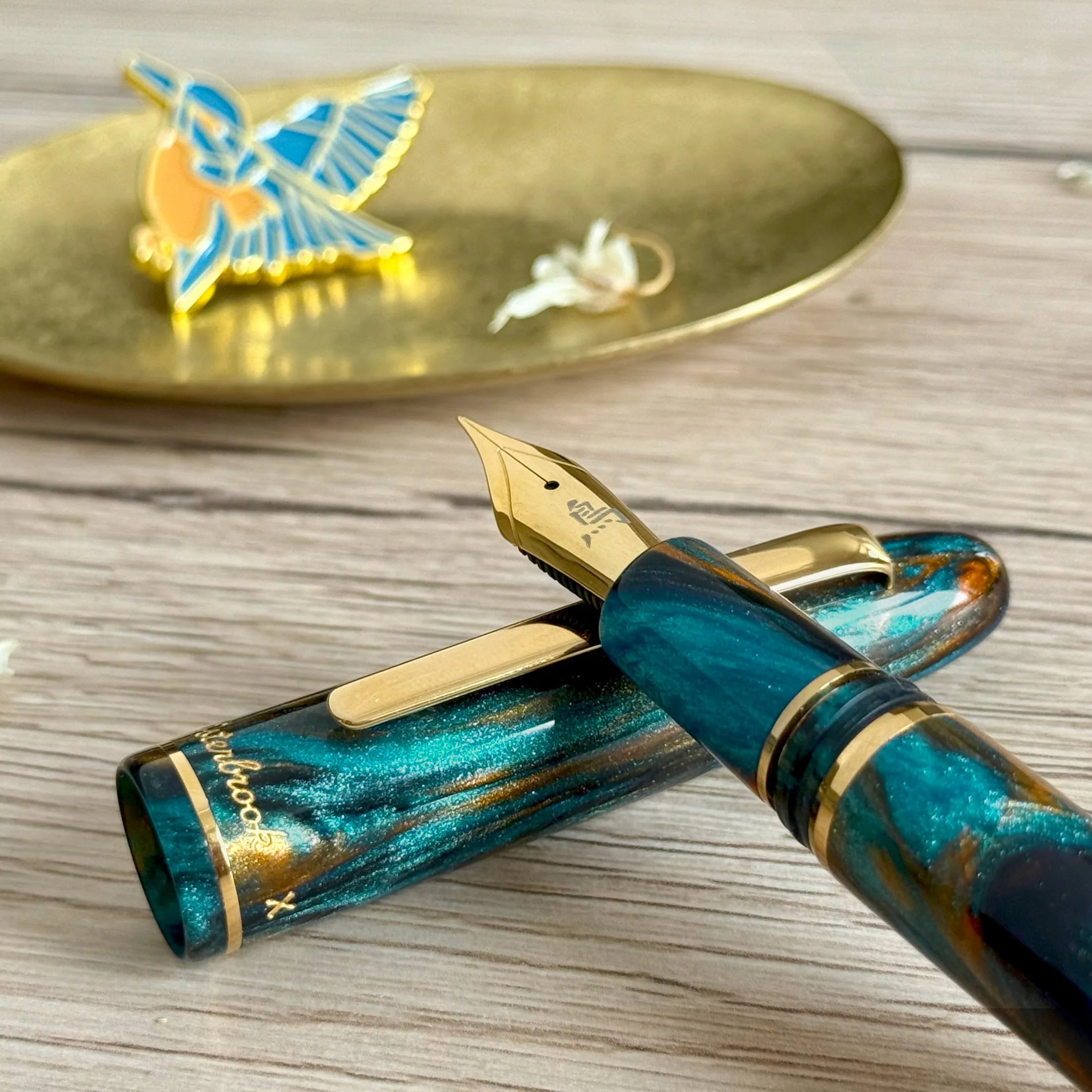 EsterBrook - Pluma Estilográfica - ESTIE Kingfisher Edition