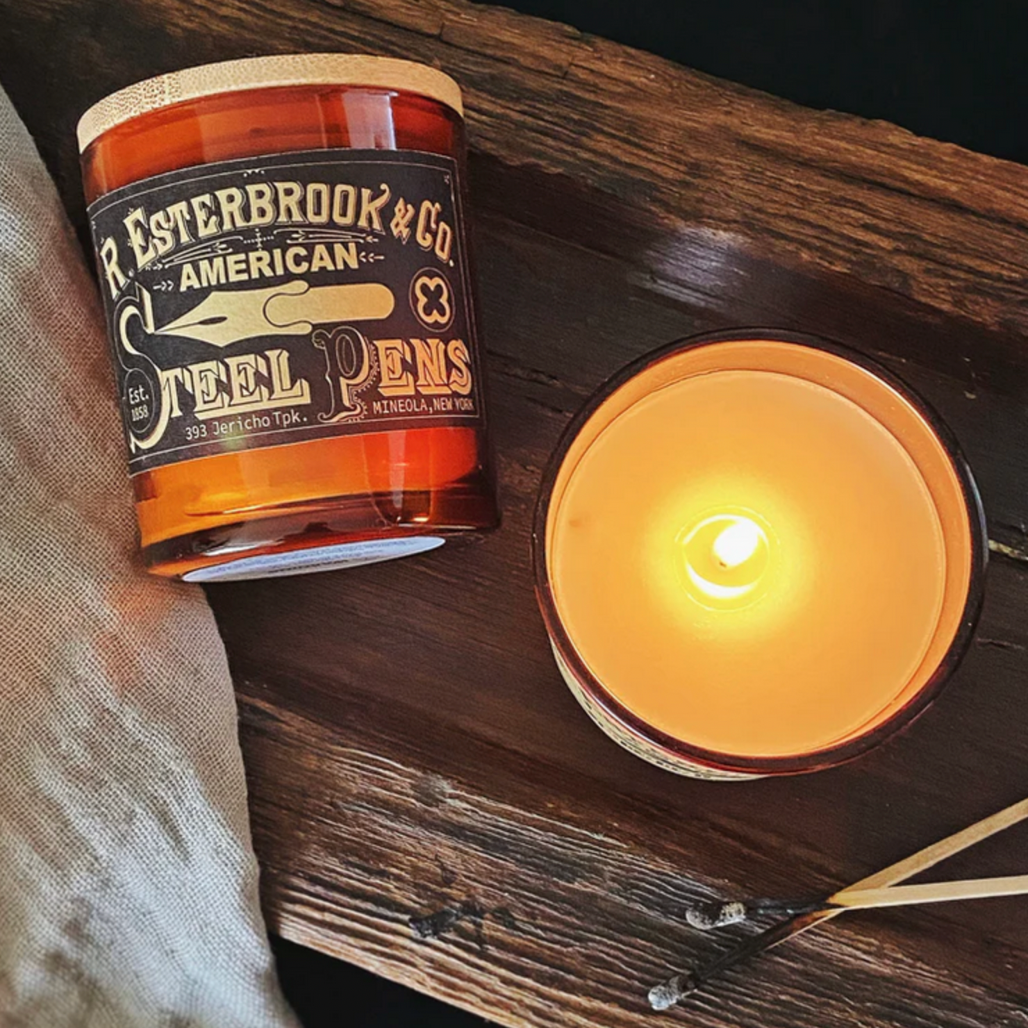 EsterBrook - Vela - Jengibre y Naranja