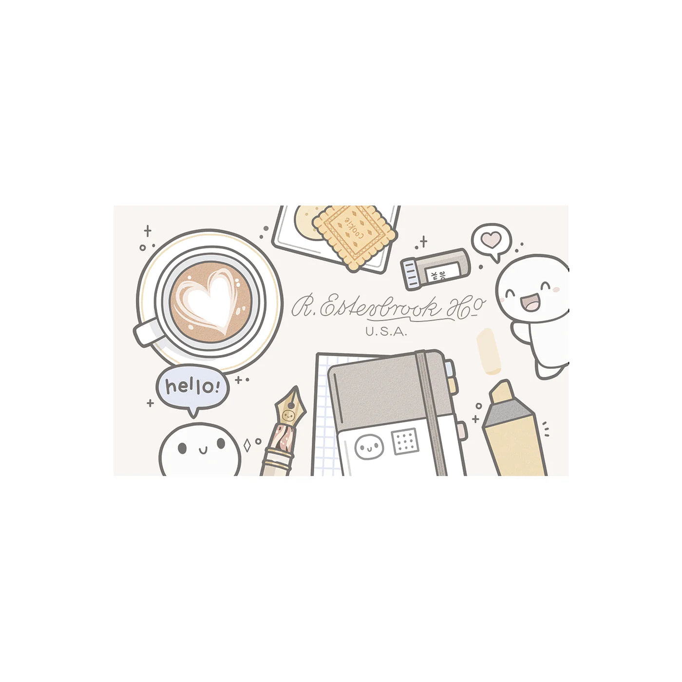 EsterBrook x TheCoffeeMonsterzCo - Papel Secante - Blotter Paper