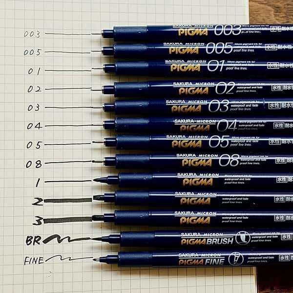 Sakura - Rotulador PIGMA MICRON - 08 Negro