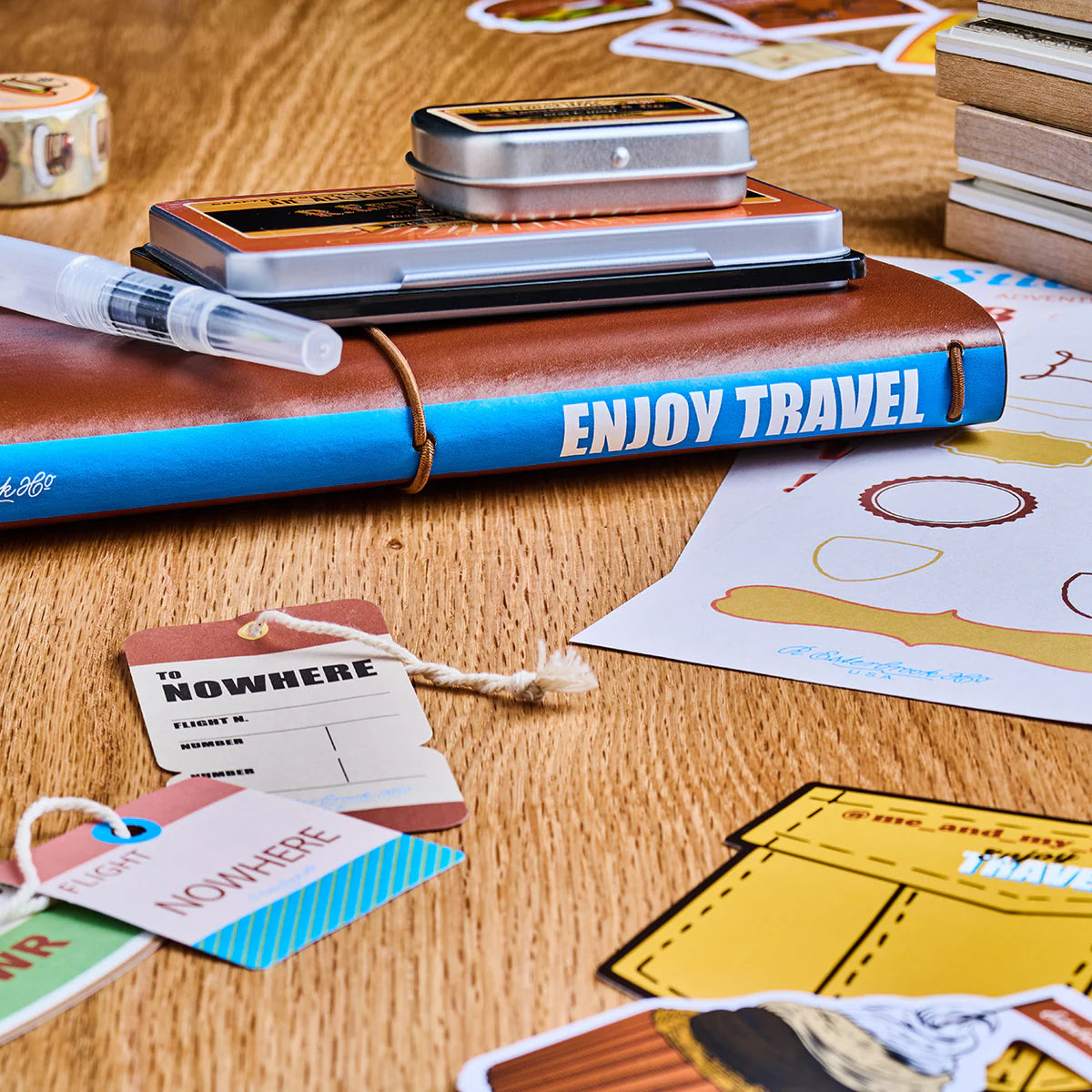 EsterBrook - Set Cuaderno Viajero - Travel Journal Workshop