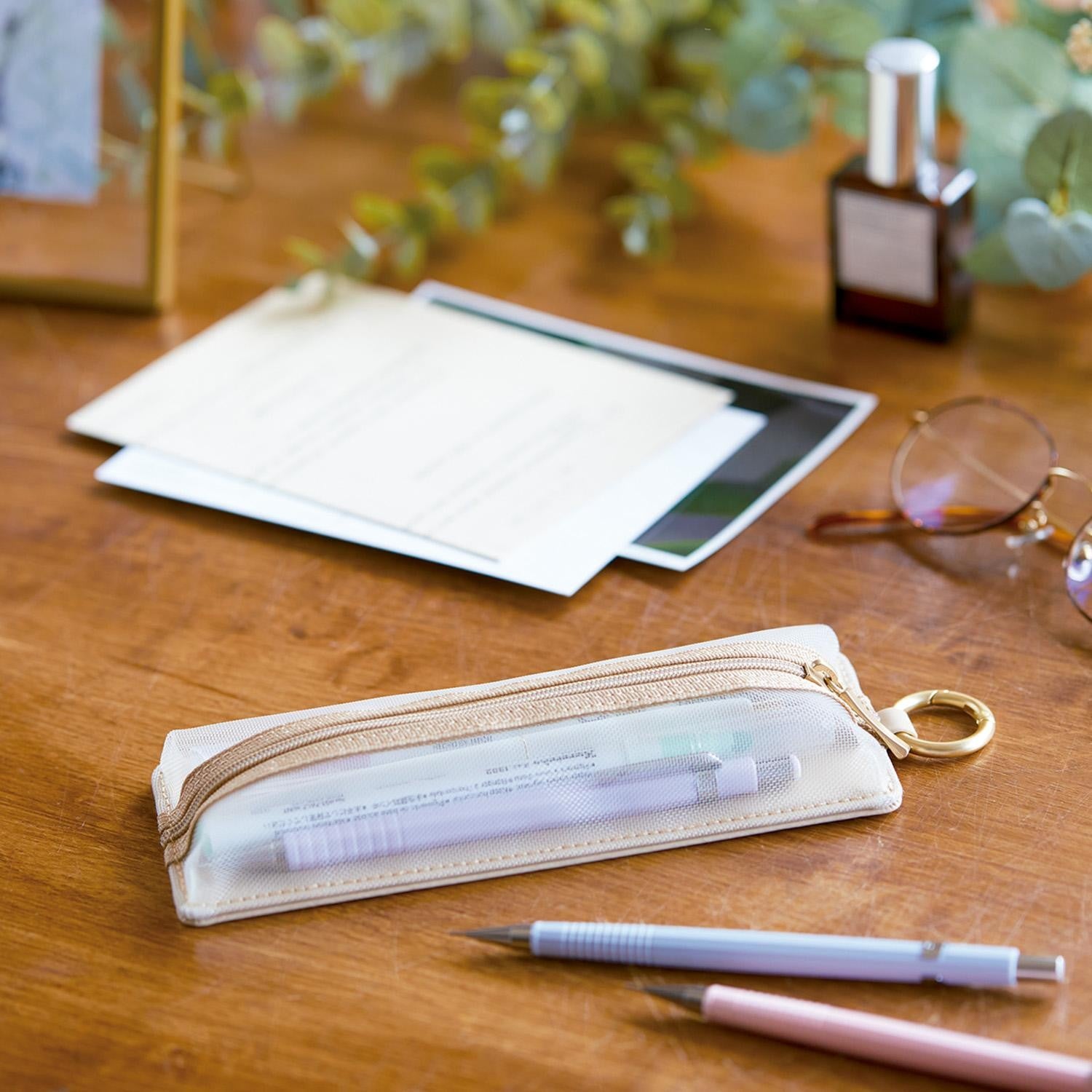 King Jim - Estuche Plano - Rosa EMILY