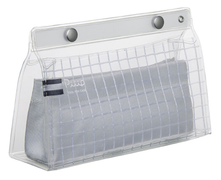 Kokuyo - Estuche grande - Gris - Tool Pen Case - Piiip