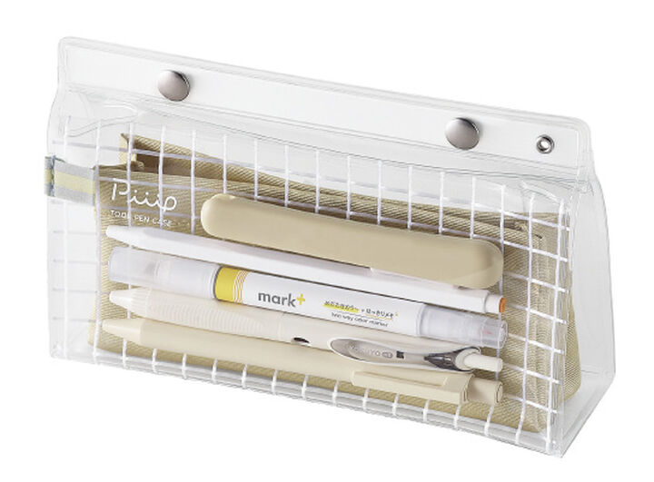 Kokuyo - Estuche grande - Beige - Tool Pen Case - Piiip