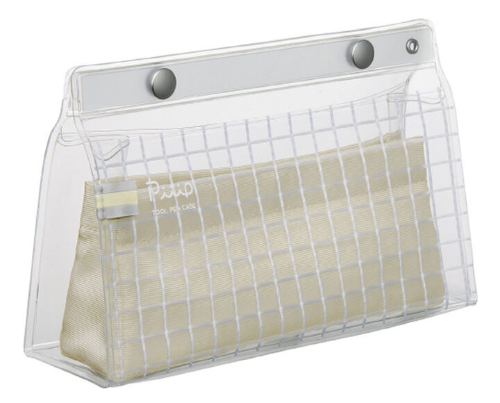 Kokuyo - Estuche grande - Beige - Tool Pen Case - Piiip