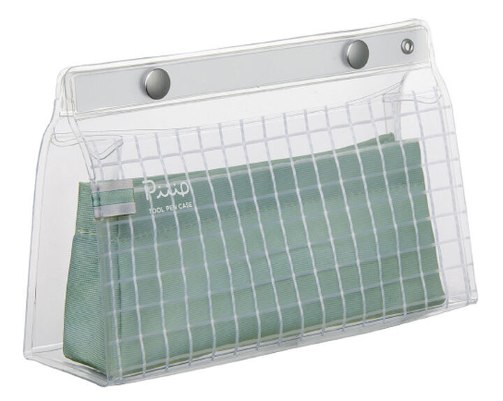 Kokuyo - Estuche grande - Verde - Tool Pen Case - Piiip