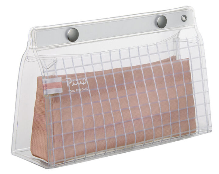 Kokuyo - Estuche grande - Rosa - Tool Pen Case - Piiip