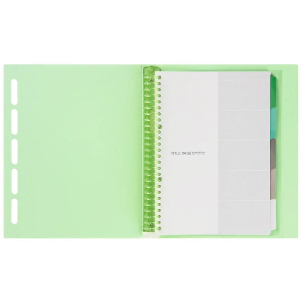 Maruman - Archivador B5 Light Green - Clarte