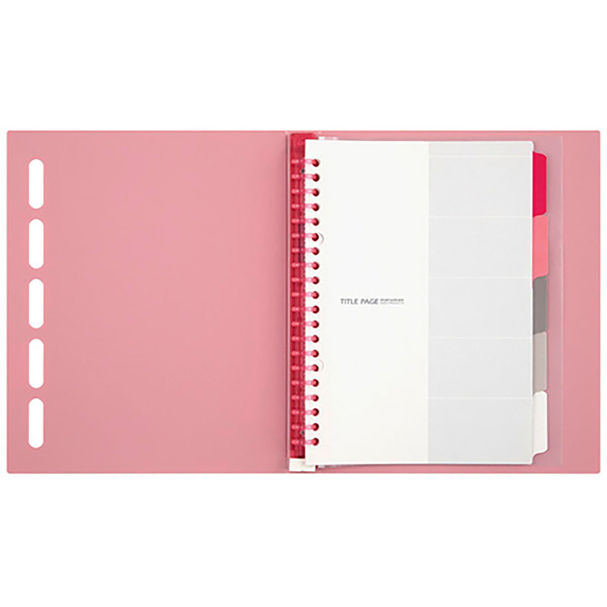 Maruman - Archivador A5 Rosa - Clarte