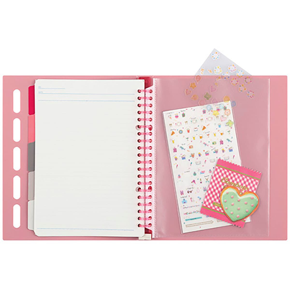 Maruman - Archivador A5 Rosa - Clarte