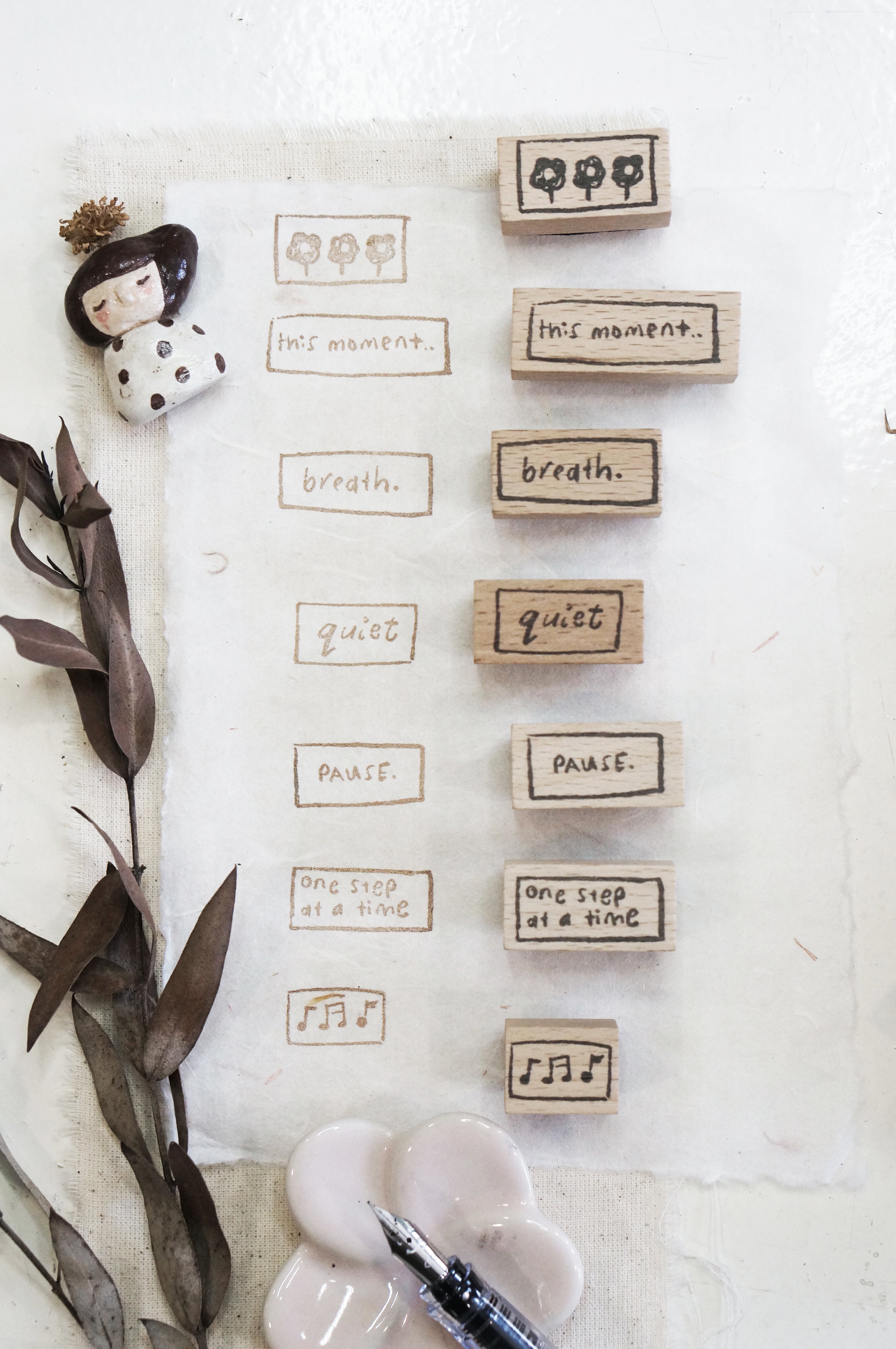 Black Milk Project - Sello de madera - This moment Frame