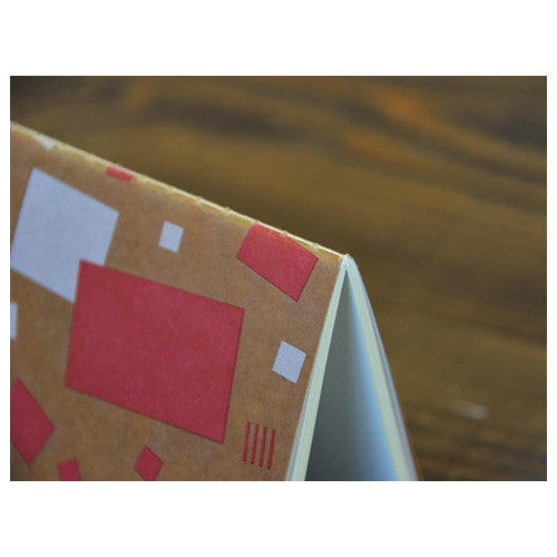 Yamamoto Paper - Cuaderno Liso Cuadrados Rojos - RO-BIKI NOTE