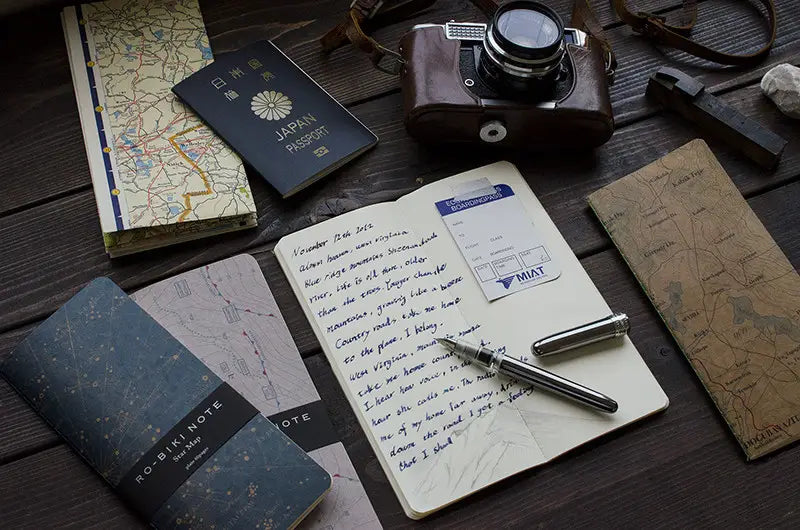 Yamamoto Paper - Cuaderno Liso Mapa del Tiempo - RO-BIKI NOTE
