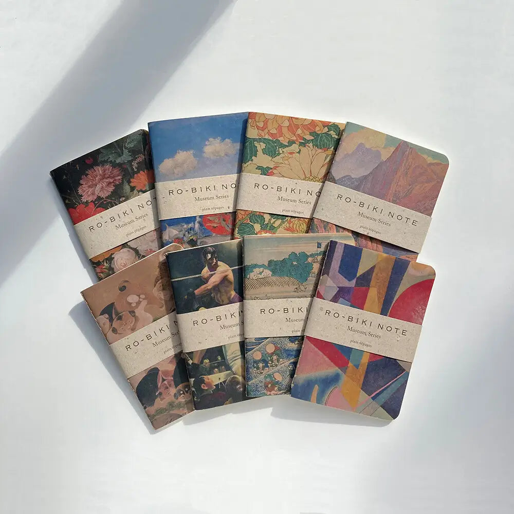 Yamamoto Paper - Cuaderno Puntos Flores- RO-BIKI NOTE - Museum Series