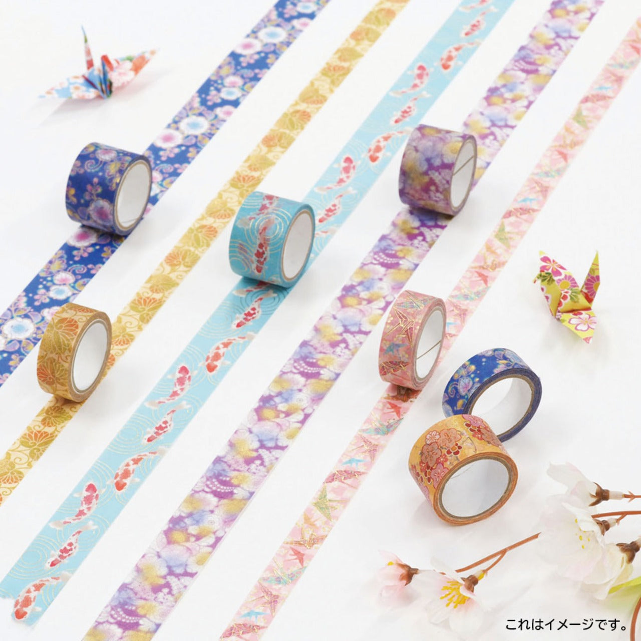 SAIEN - Washi Tape - Mt Fuji - KIMONO - 25 mm