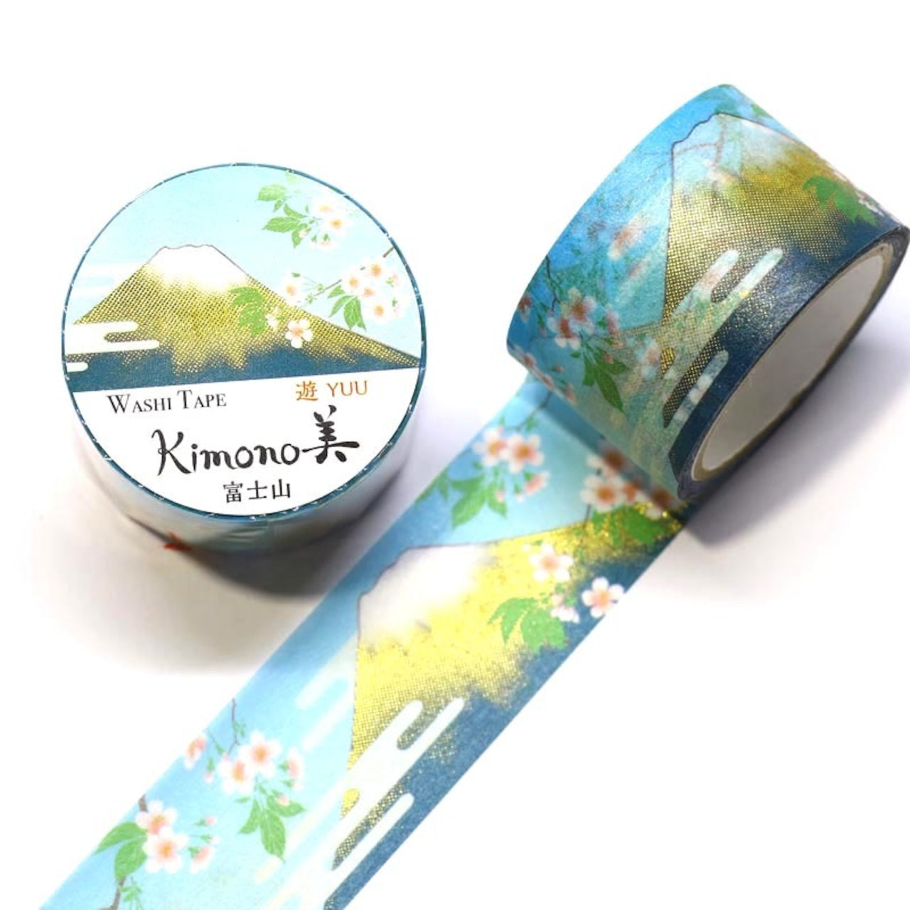 SAIEN - Washi Tape - Mt Fuji - KIMONO - 25 mm