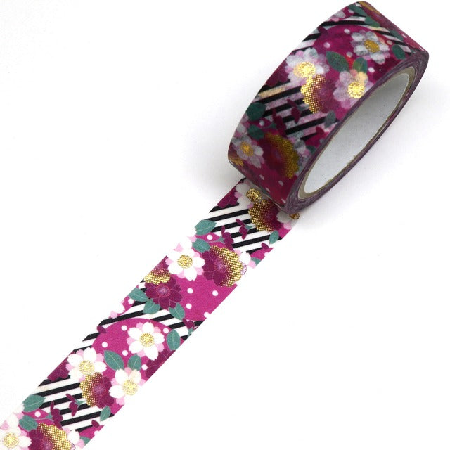 SAIEN - Washi Tape - Cherry Blossoms - KIMONO - 15 mm