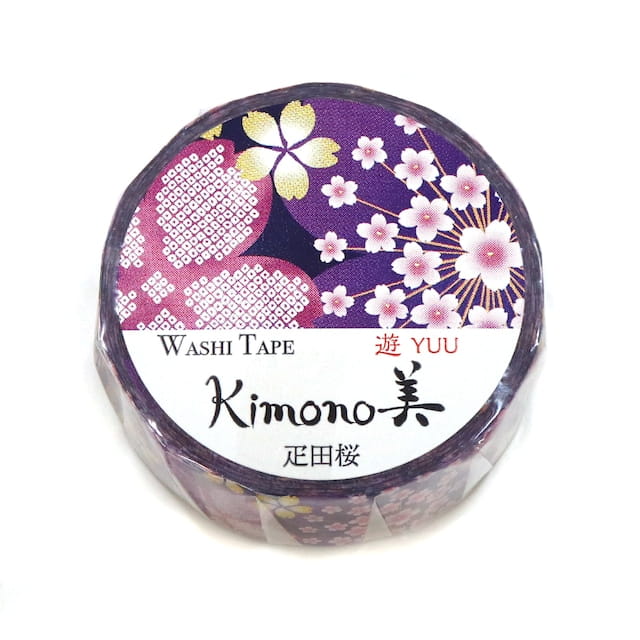 SAIEN - Washi Tape - Sakura Hikita - KIMONO - 15 mm