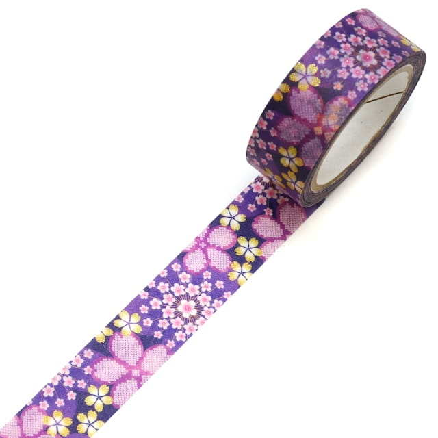 SAIEN - Washi Tape - Sakura Hikita - KIMONO - 15 mm
