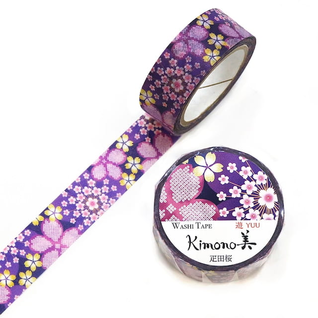 SAIEN - Washi Tape - Sakura Hikita - KIMONO - 15 mm
