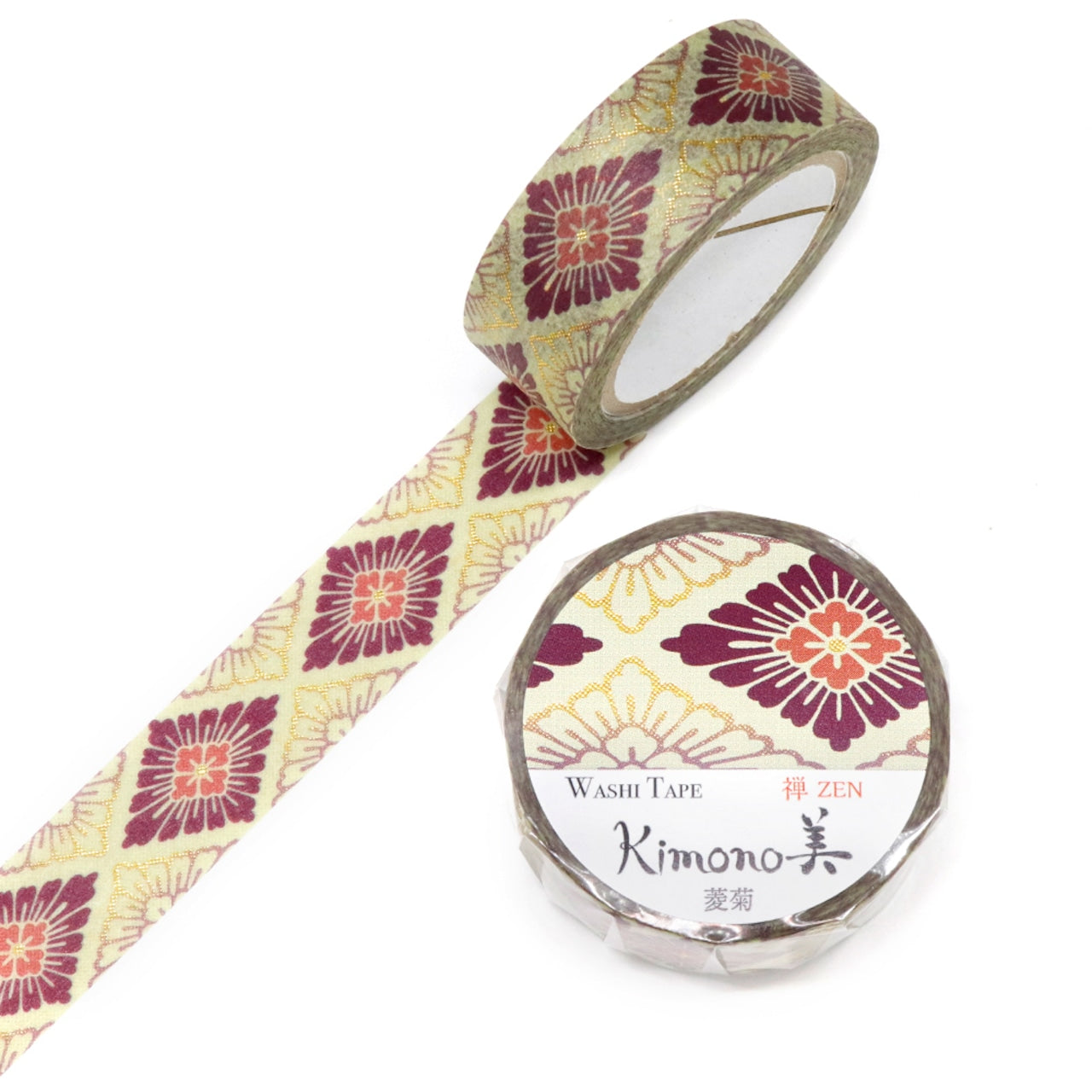 SAIEN - Washi Tape - Zen - KIMONO - 15 mm