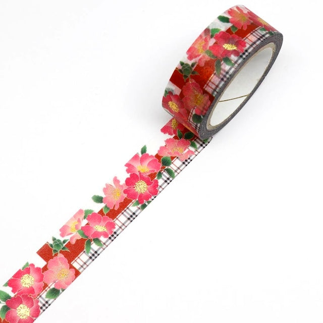 SAIEN - Washi Tape - Tudor Rose England - MONDE - 15 mm