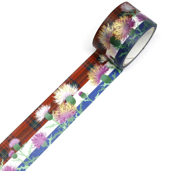 SAIEN - Washi Tape - Thistle Scotland - MONDE - 25 mm