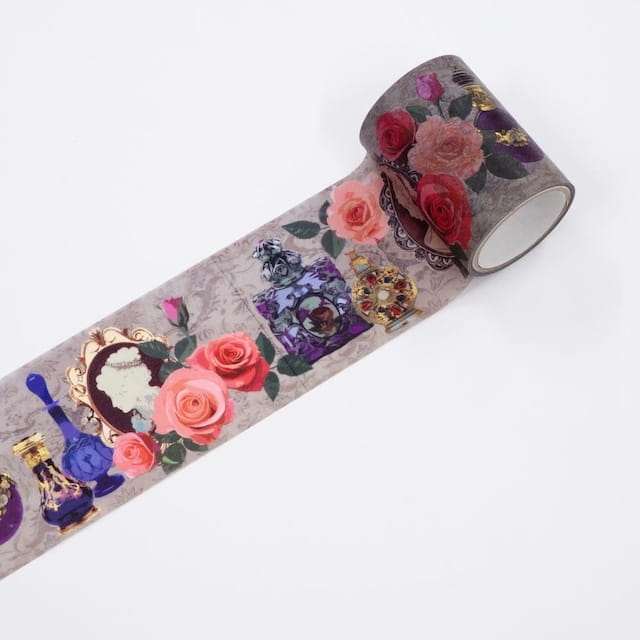 SAIEN - Washi Tape - Perfume Bottle - MONDE - 50 mm