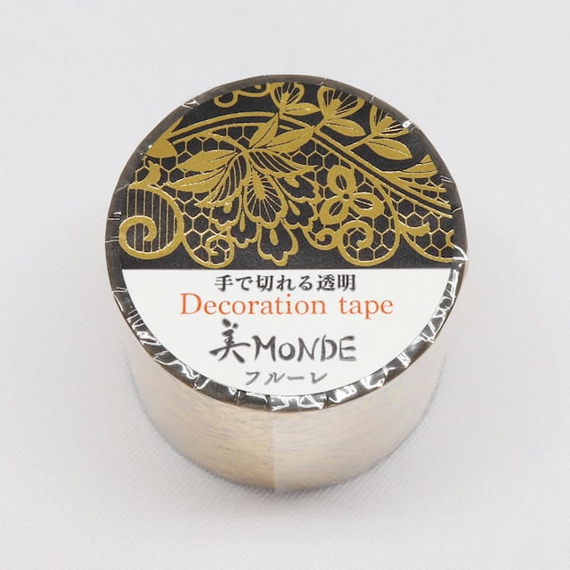 SAIEN - Washi Tape - Fleure Gold - MONDE - 35 mm