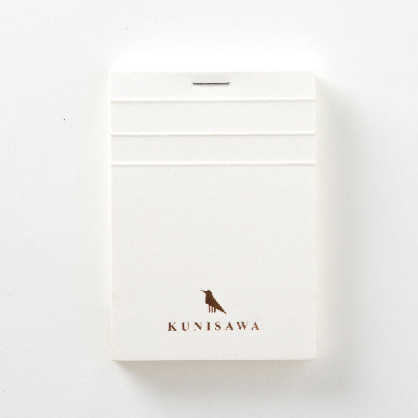 Kunisawa - Bloc de notas A7 - Blanco