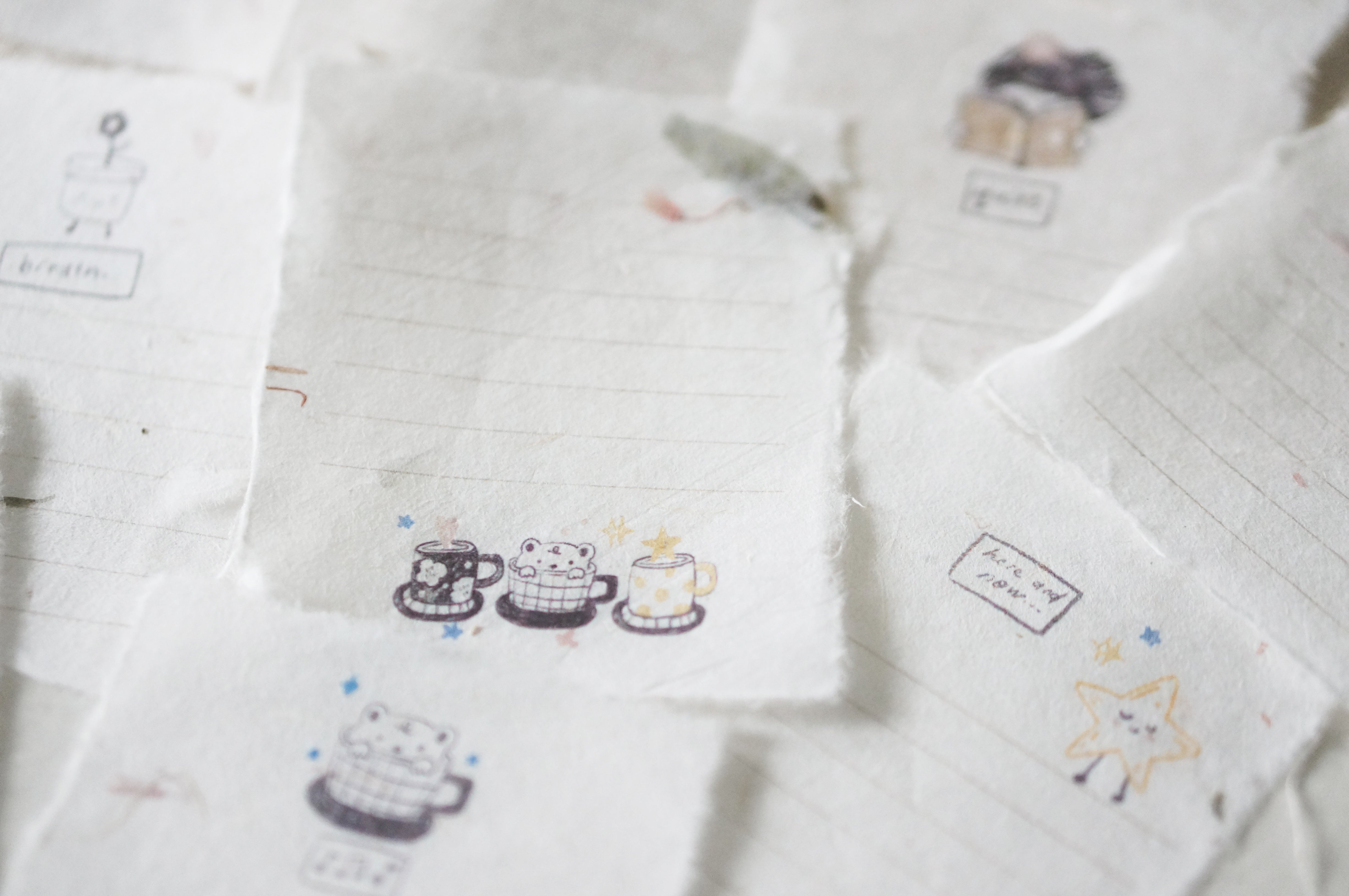 Black Milk Project - 12 Hojas Papel Handmade - This moment