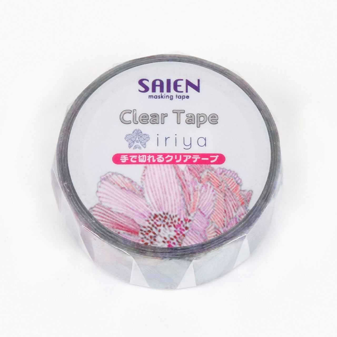 SAIEN - Washi Tape Transparente - Peony HR-0023