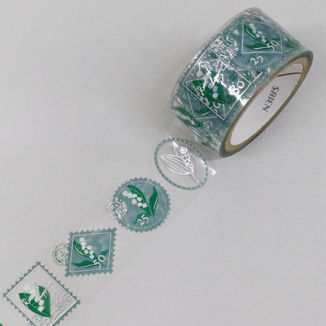 SAIEN - Washi Tape Transparente - Lily of the Valley HR-1015
