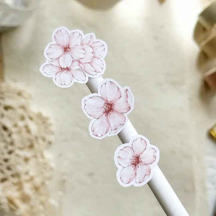 Leela Journals - Hoja de Pegatinas - Pink Sakura Cutouts