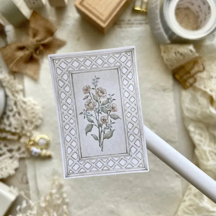 Leela Journals - Hoja de Pegatinas - Vintage Wall Decor