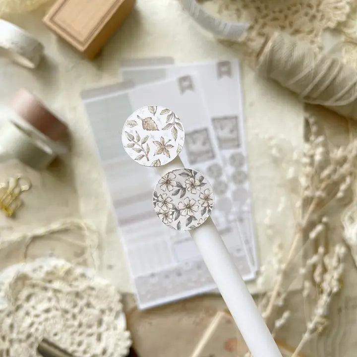 Leela Journals - Hoja de Pegatinas - Fall Journaling Kit