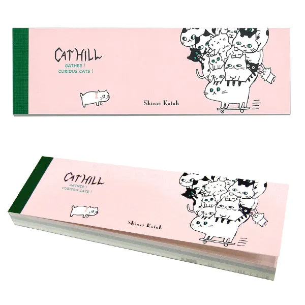 Shinzi Katoh - Bloc de Notas Alargadas - Cat Hill Pink