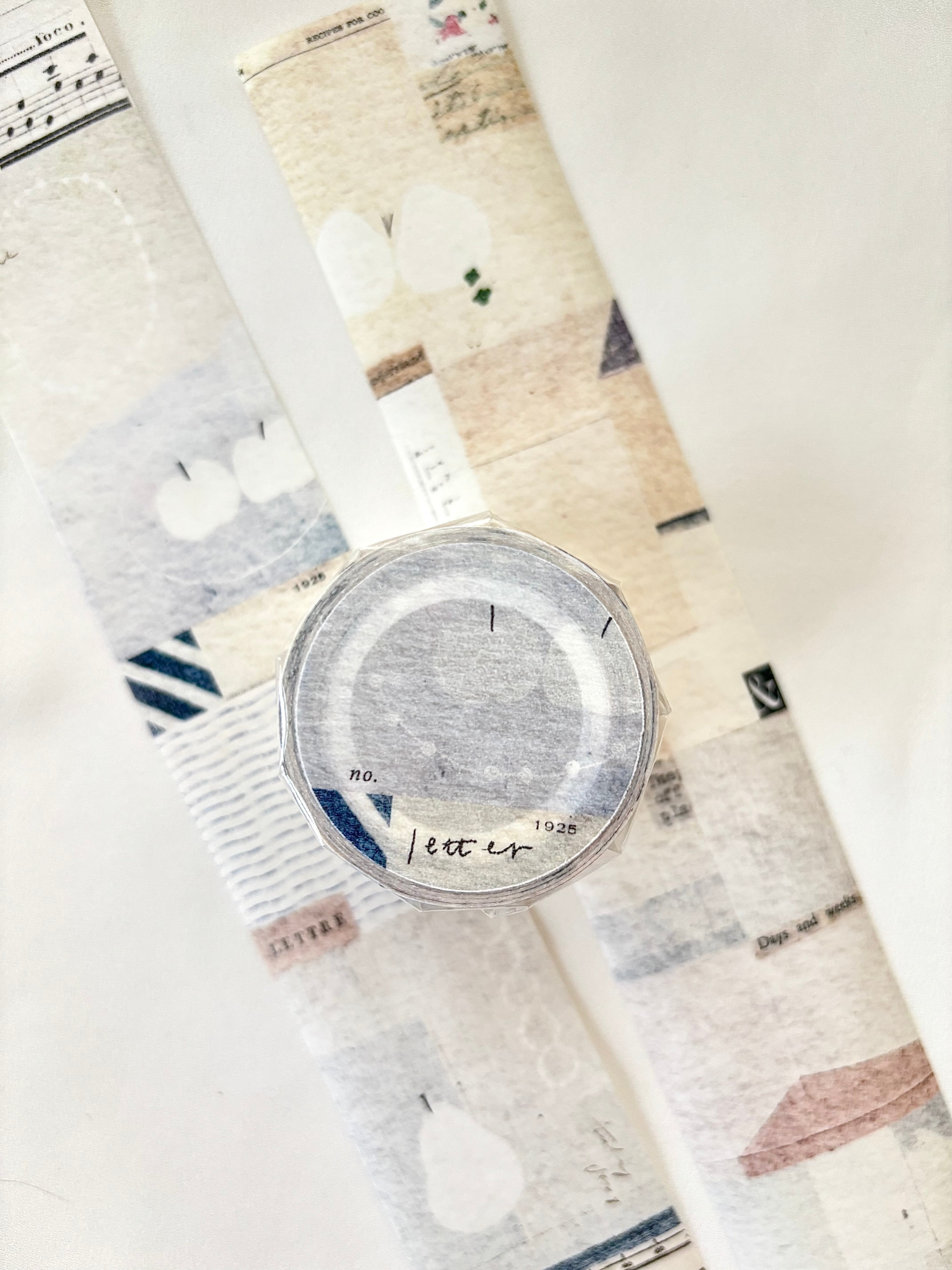 PION - Washi Tape 40 mm - Letter