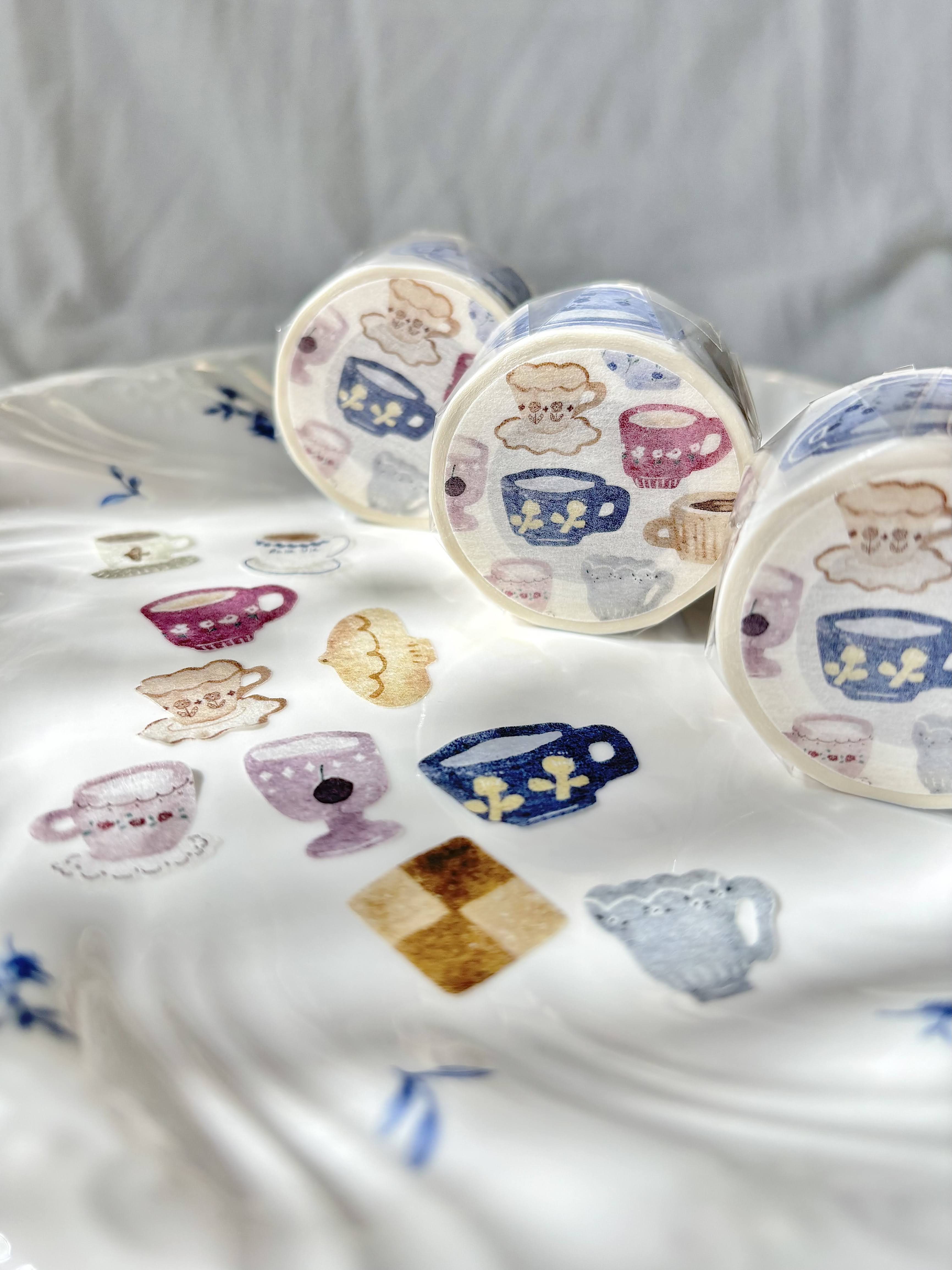 PION - Washi Tape Troquelado 25 mm - Afternoon Tea