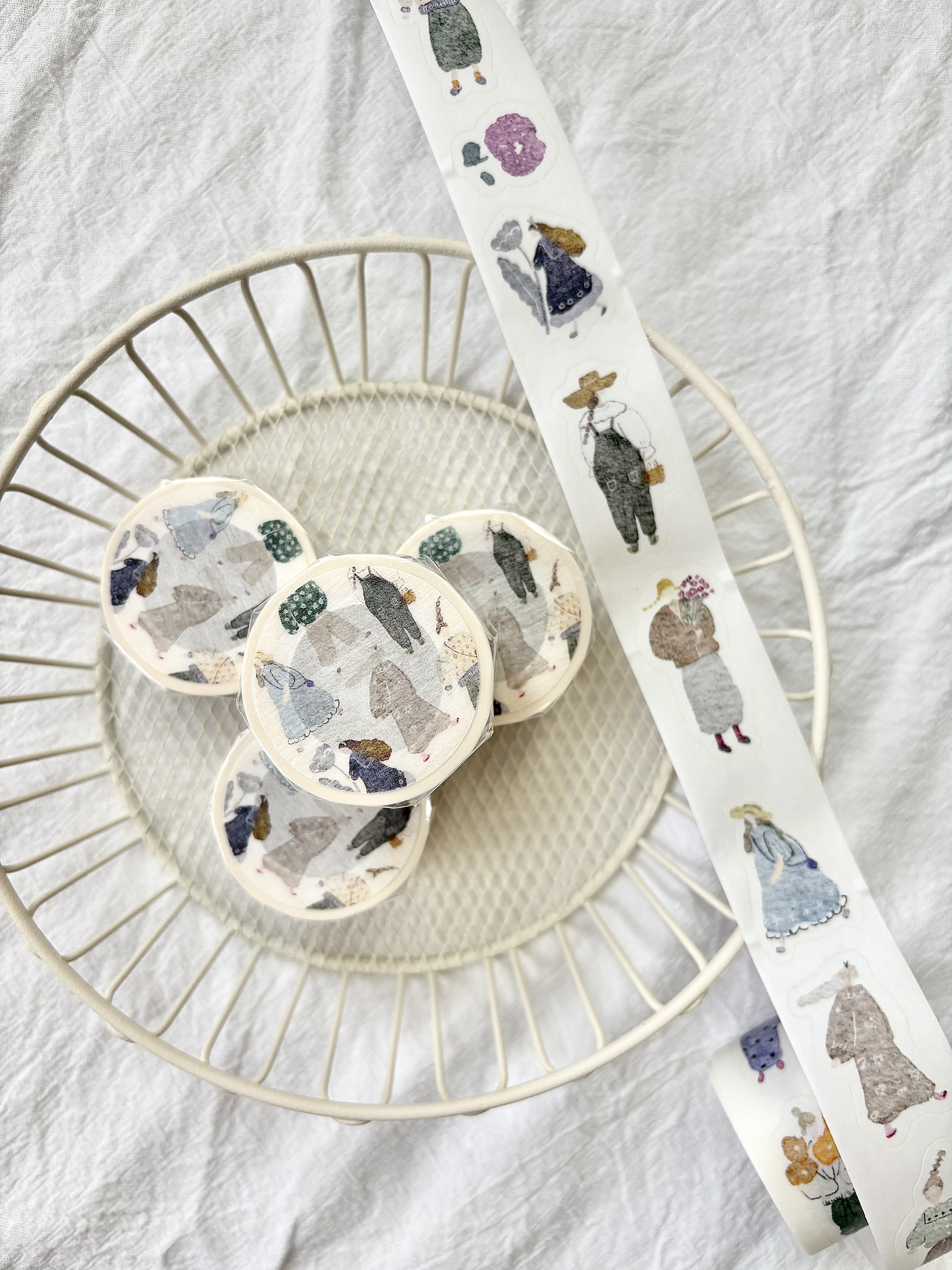 PION - Washi Tape Troquelado 25 mm - Artsy Girl