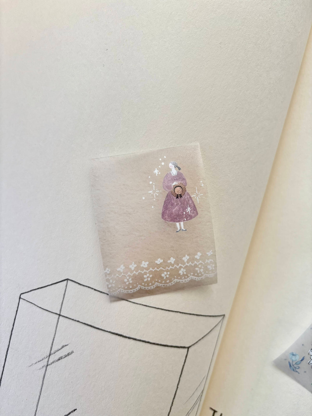 PION - Washi Tape 45 mm - Of The Forest - Tracing Paper Tape