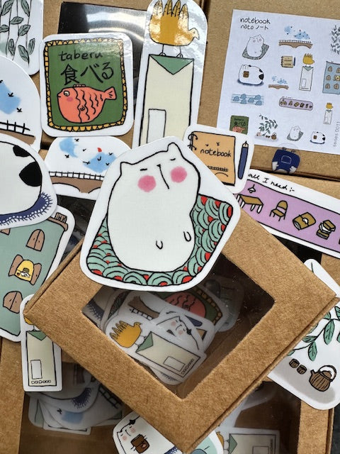 CatDoo - Cajita Pegatinas Die Cut - Box 5 Collection Series