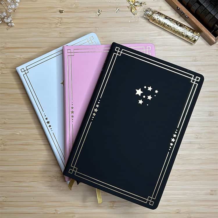 DIBUJOELE - Cuaderno A5 - Mi Libreta de Estrellas - Negro