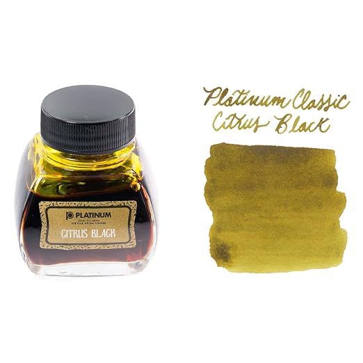 Platinum - Tintero 60 ml - Citrus Black - CLASSIC INK