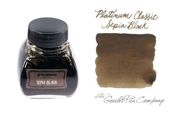 Platinum - Tintero 60 ml - Sepia Black - CLASSIC INK